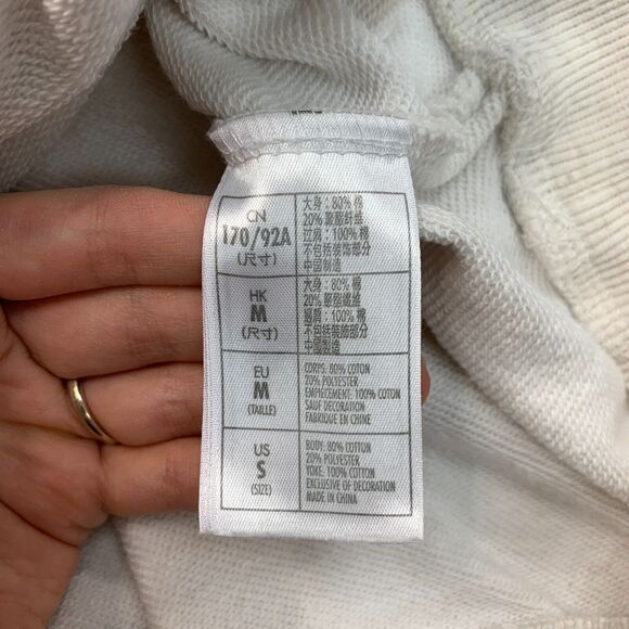 Disney USA Flag Sweater Mens S Small Cream Quarter Zip Patriotic Mickey Mouse - Picture 10 of 13